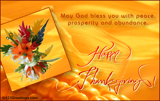 Thanksgiving Prayer 