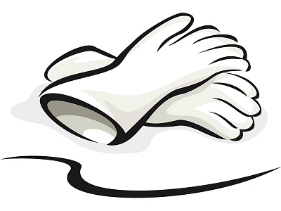       Work Gloves Clipart  Yellow Rubber Gloves  Latex Gloves Clipart