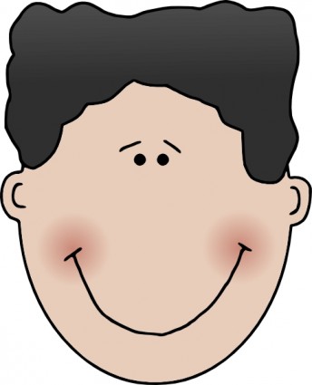 Boy Face Clip Art Free Vector In Open Office Drawing Svg    Svg