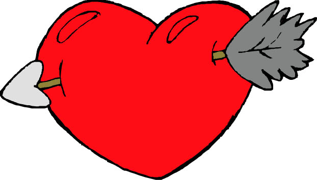 Cupid S Arrow In Red Love Heart