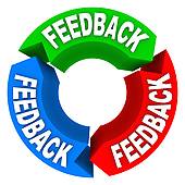 Feedback Cycle Of Input Opinions Reviews Comments   Clipart Graphic