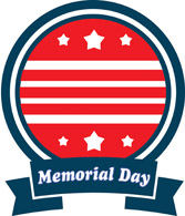 Memorial Day Log With Stars Stripes Memorial Day Clipart Hits