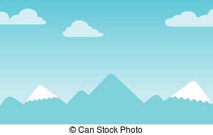 Mountain Background With Snow Capped Peaksmountain Background With