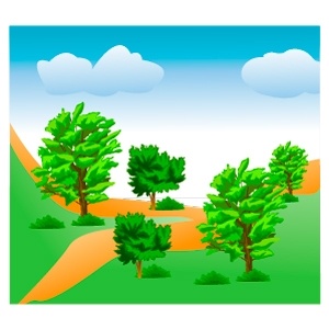 Mountain Trees Clip Arts Clip Art   Clipartlogo Com