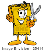 Royalty Free Cartoons   Stock Clipart Of Admission Tickets   Page 2