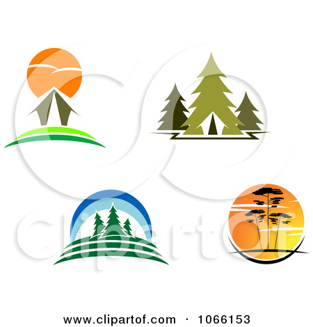 Royalty Free  Rf  Clipart Of Camping Logos Illustrations Vector
