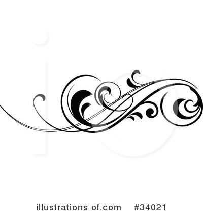 Royalty Free  Rf  Scroll Clipart Illustration By Onfocusmedia   Stock