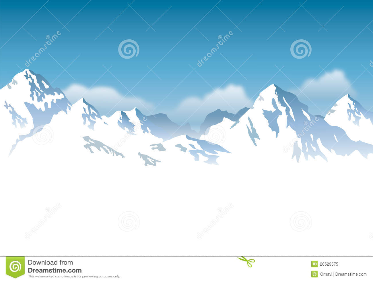 Snowcapped Mountains   Background Royalty Free Stock Photo   Image
