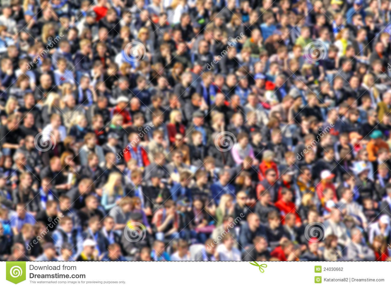 Stadium Crowd Clipart Blurred Crowd Of Spectators On