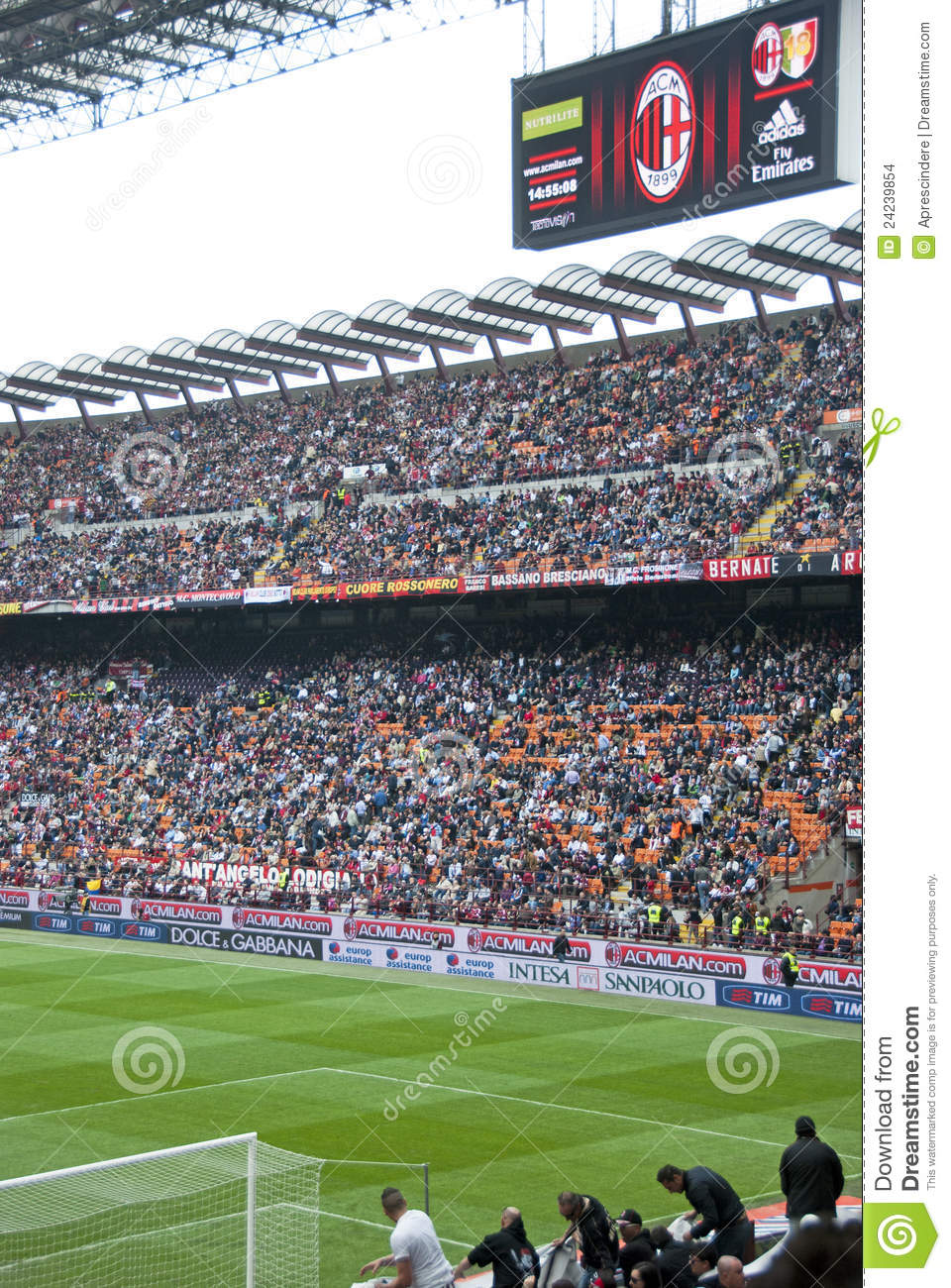 Stadium Crowd Editorial Stock Image   Image  24239854