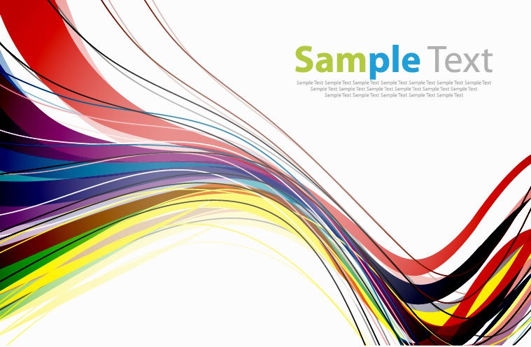 Abstract Colorful Line Vector Background   Free Vector Graphics   All    