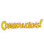 Banner With A Clipart Banner Which Says Congratulations  In A