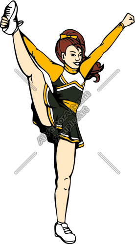Cheerleading Scorpion Clipart Cheerleader Clipart