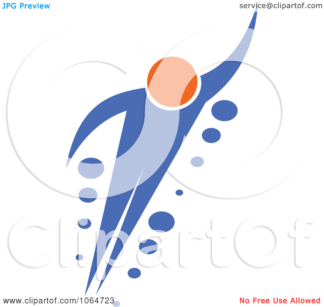 Clipart Person Flying   Royalty Free Vector Illustration By Seamartini