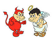 Evil Good Vs Evil Good Versus Evil Heaven And Hell Good And Evil