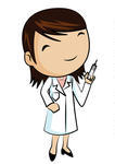 Female Doctor Writing Medical Prescription Vector Images   Clipart Me