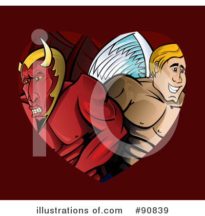 Good Vs Evil Clipart  90839 By Paulo Resende   Royalty Free  Rf  Stock