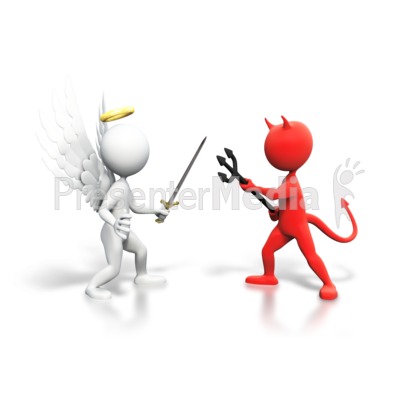 Good Vs Evil Fight   Signs And Symbols   Great Clipart For