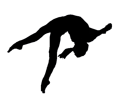 Gymnastics Clipart Silhouette Split   Clipart Panda   Free Clipart    