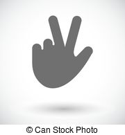 Hand Sign Vector Clip Art Eps Images  217229 Hand Sign Clipart Vector