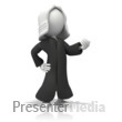 Id  12812   Judge With Robe   Presentation Clipart