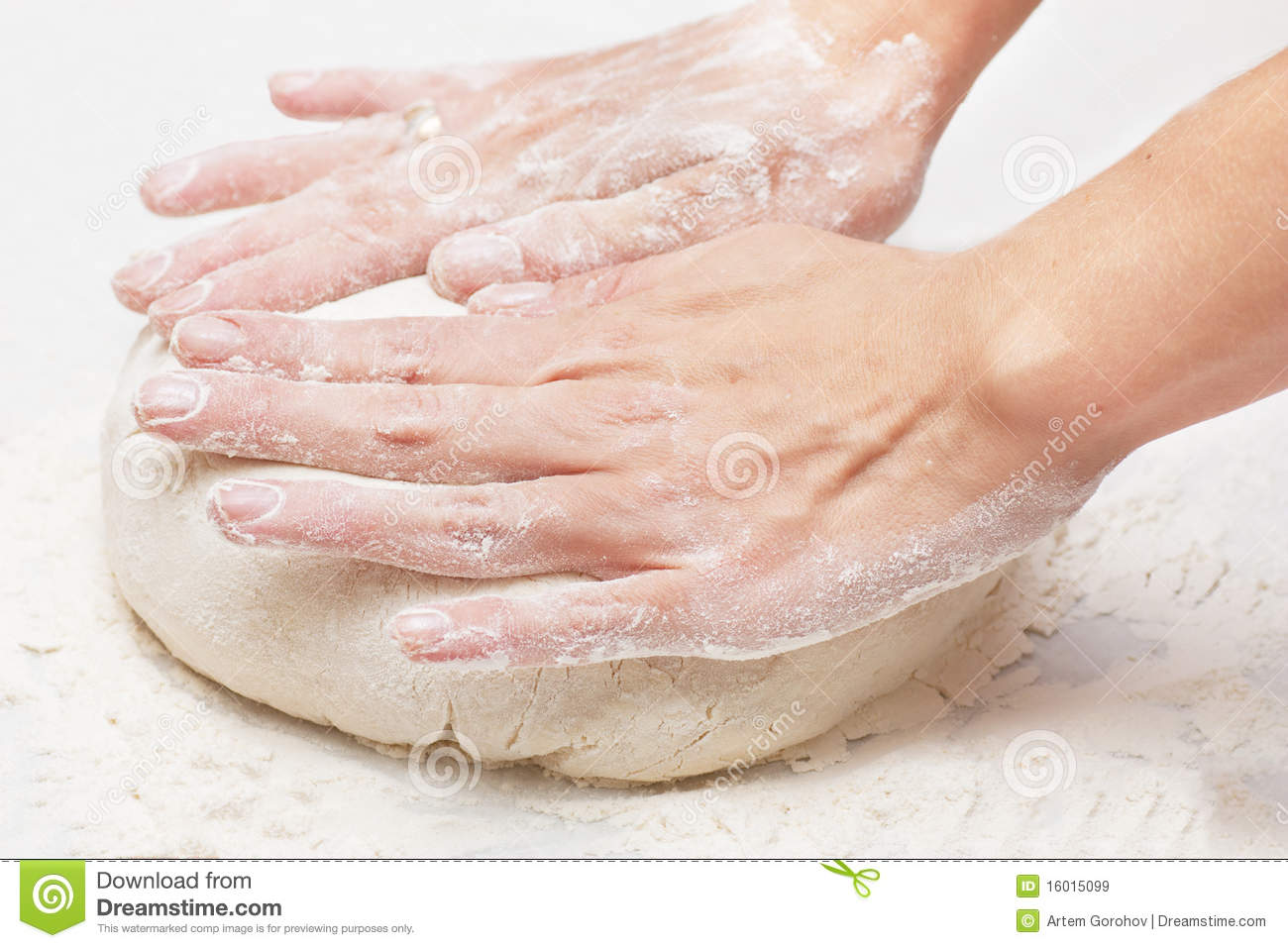 Kneading Dough Royalty Free Stock Images   Image  16015099
