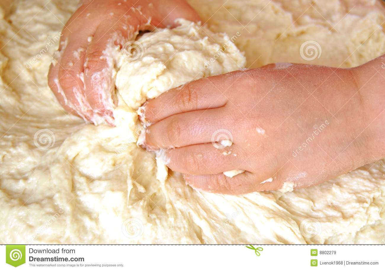 Kneading Dough Royalty Free Stock Images   Image  8802279