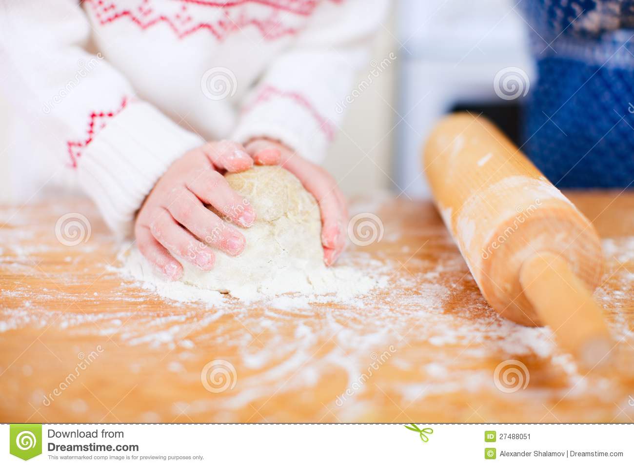 Kneading Dough Stock Image   Image  27488051