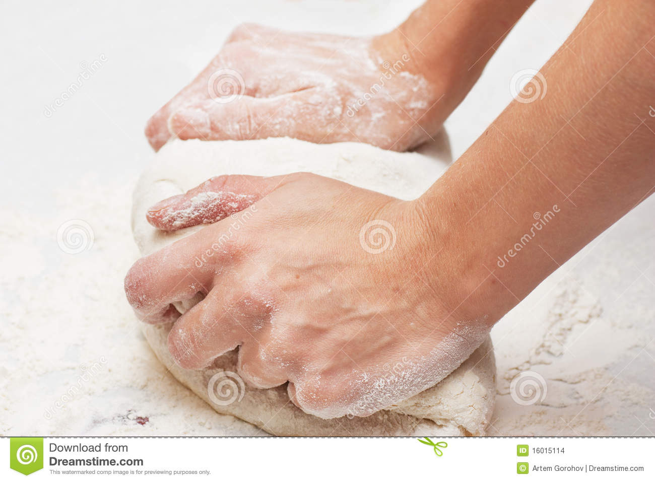 Kneading Dough Stock Images   Image  16015114