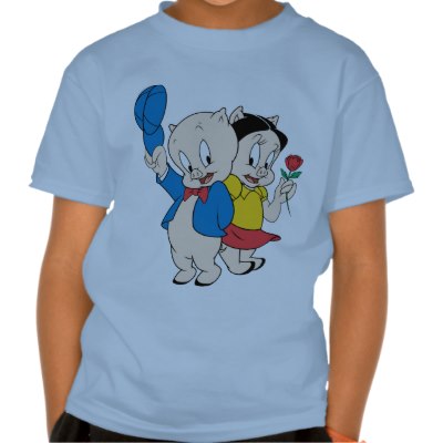 Porky Pig And Petunia T Shirt   Looney Tunes Store   Clipart Best