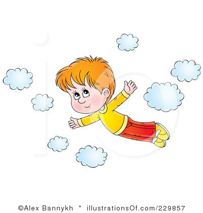 Royalty Free Flying Clipart Illustration 229857