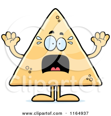 Royalty Free  Rf  Scared Tortilla Chip Clipart   Illustrations  1