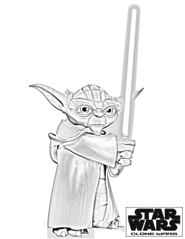 Star Wars Yoda Coloring Pages   Coloring Pages For Kids