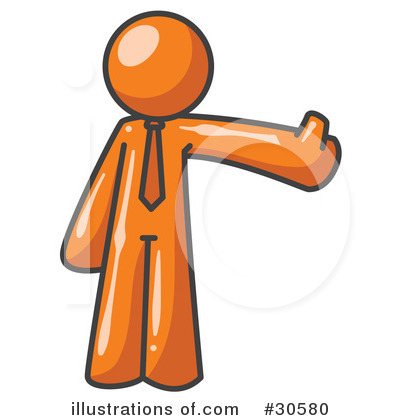 Thumbs Up Clipart  30580 By Leo Blanchette   Royalty Free  Rf  Stock