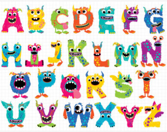 Abc  Girl  Alphabet Clip Ar T   Digital Clipart   Instant Download