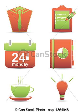 Eps Vector Of Vector Set Icons Time Management Business   Vector Set    