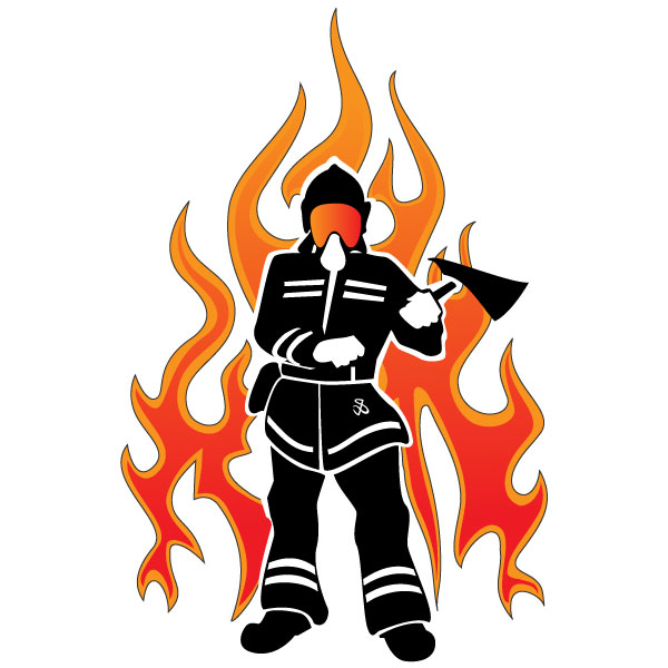 Firefighter Silhouette Clip Art   Clipart Panda   Free Clipart Images