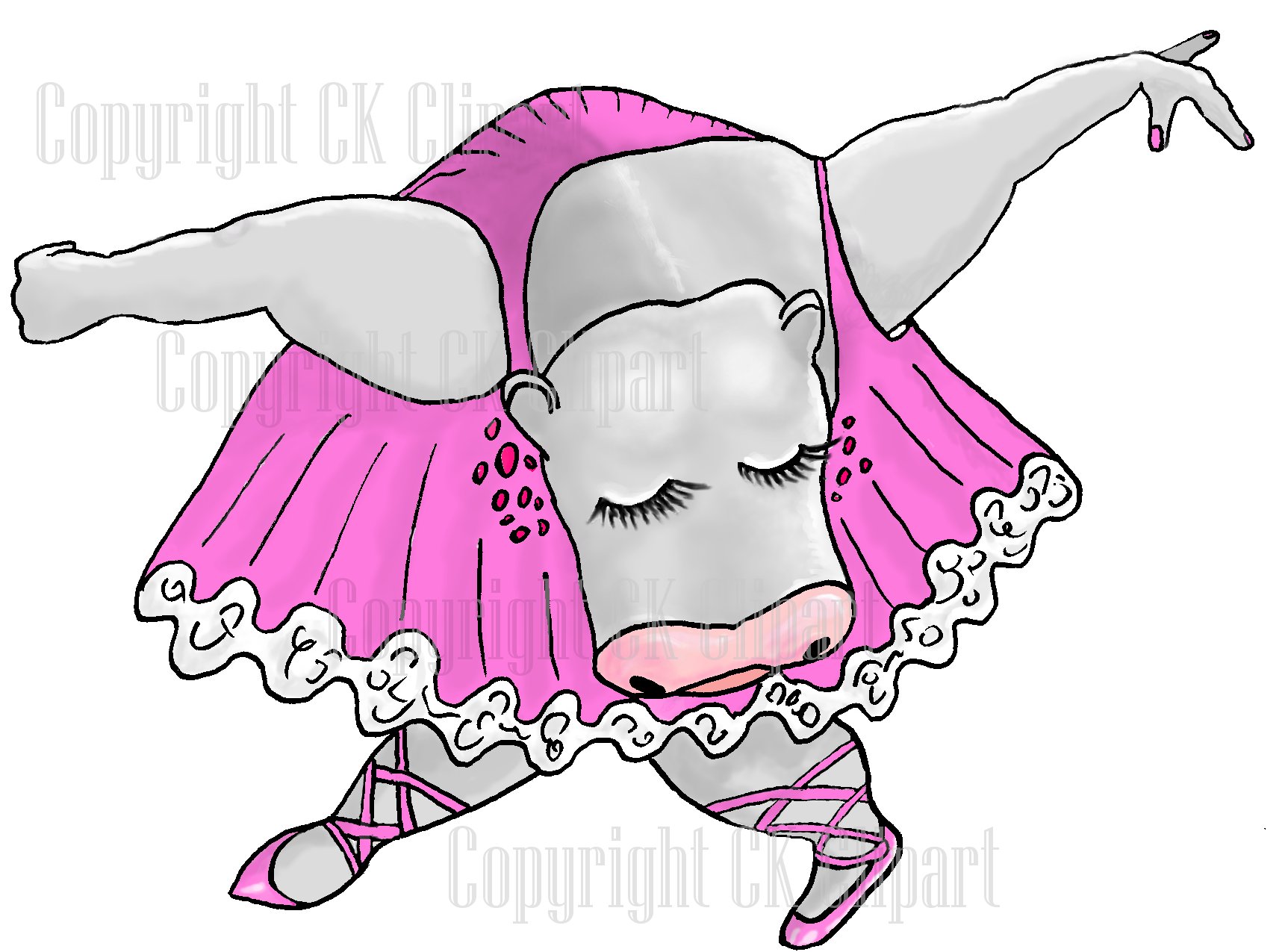     Hippo Tags Ballerina Ballet Bow Cartoon Clipart Dance Dancing Hippo
