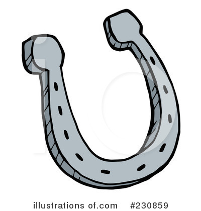 Horseshoe Clipart  230859   Illustration By Hit Toon
