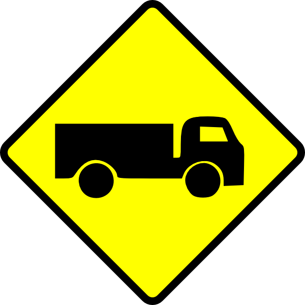Leomarc Caution Truck Clip Art At Clker Com   Vector Clip Art Online