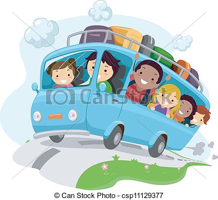 Road Trip Kids   Csp11129377