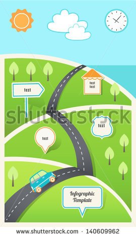 Road Trip Map Clip Art Travel Holiday Road Map