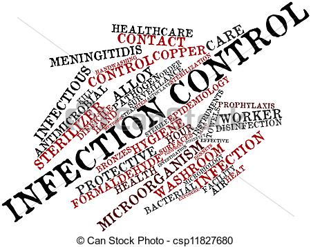 Stock Illustration Of Word Cloud For Infection Control   Abstract Word