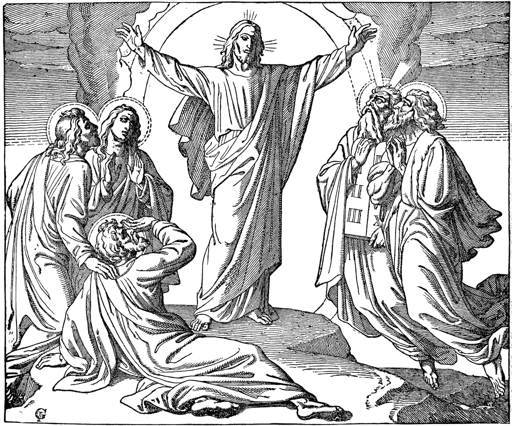The Transfiguration   Clipart Etc