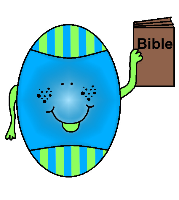 These Are Free Clipart Images Of Easter Eggs Holding Bibles  Just Copy