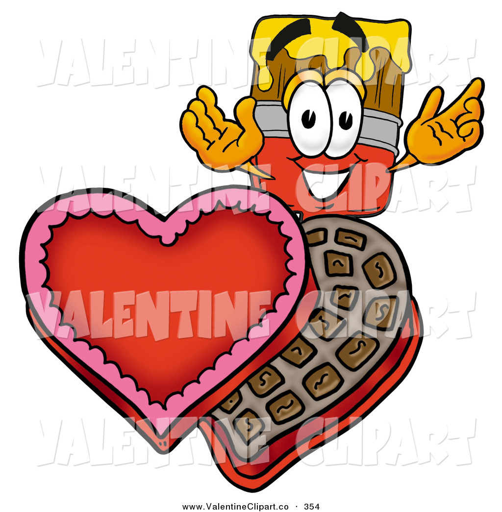 An Open Box Of Valentines Day Chocolate Candies By Toons4biz 354 Jpg