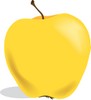 Apple Clipart Image   Yellow Apple