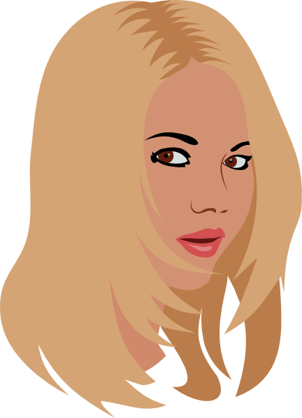 Blonde Woman Clip Art   Vector Clip Art Online Royalty Free   Public    