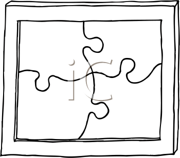 Cartoon Confused Boy With Similar Puzzle