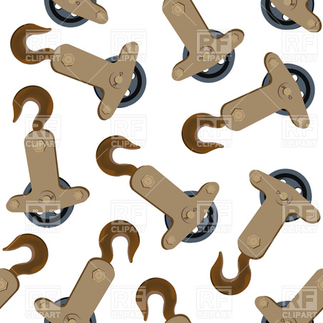 Crane Hook Seamless Background Download Royalty Free Vector Clipart